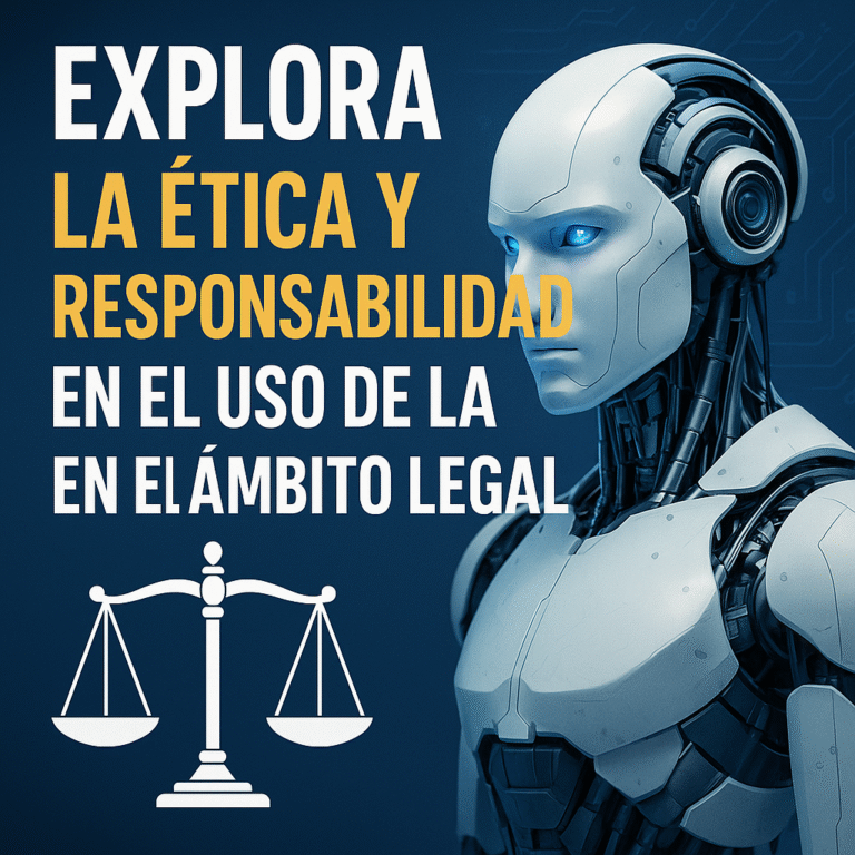 Ética y Responsabilidad en el Uso de la Inteligencia Artificial Jurídica