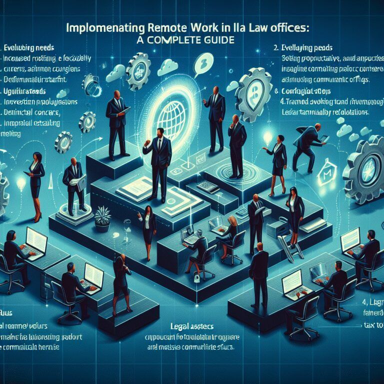 Cómo Implementar el Trabajo Remoto en Despachos de Abogados