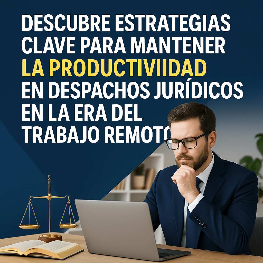 Cómo Mantener la Productividad del Despacho en Modalidad Remota