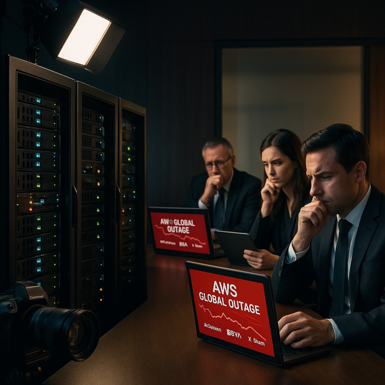 Caída global de AWS: Impacto en el sistema financiero y más allá