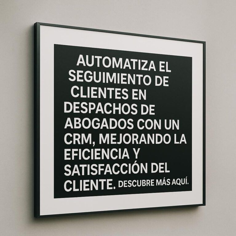 Automatización del Seguimiento de Clientes con un CRM