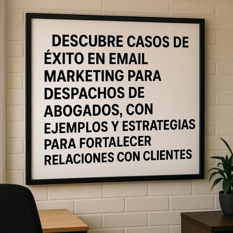 Casos de Éxito en el Uso de Email Marketing en Despachos