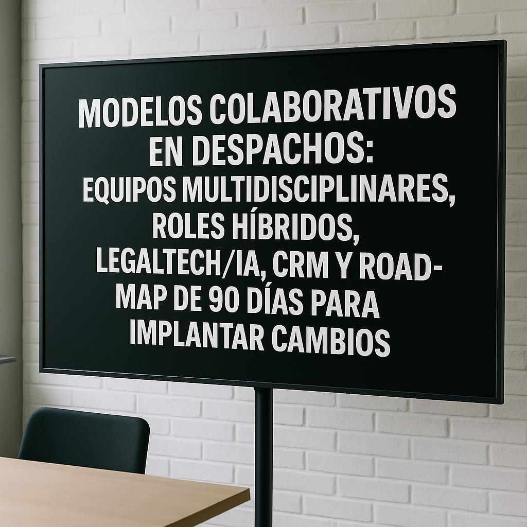 Nuevos Modelos de Colaboración y Redefinición de Roles en Despachos