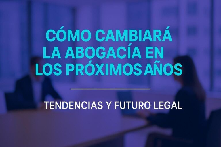 Cómo cambiará la abogacía en los próximos años