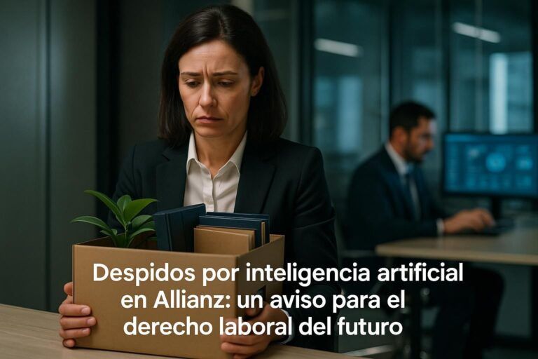 Despidos por inteligencia artificial en Allianz: un aviso para el derecho laboral del futuro