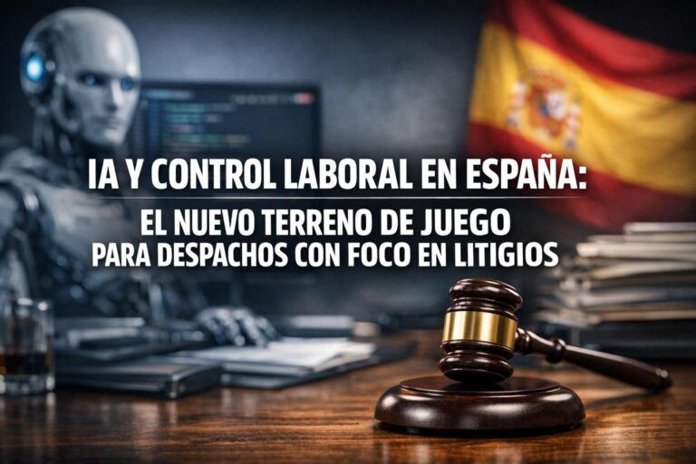 IA y control laboral en España: el nuevo terreno de juego para despachos con foco en litigios