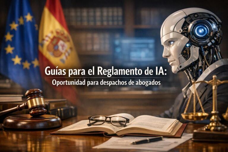 Nuevas guías para cumplir el Reglamento de IA en España: una oportunidad para despachos de abogados