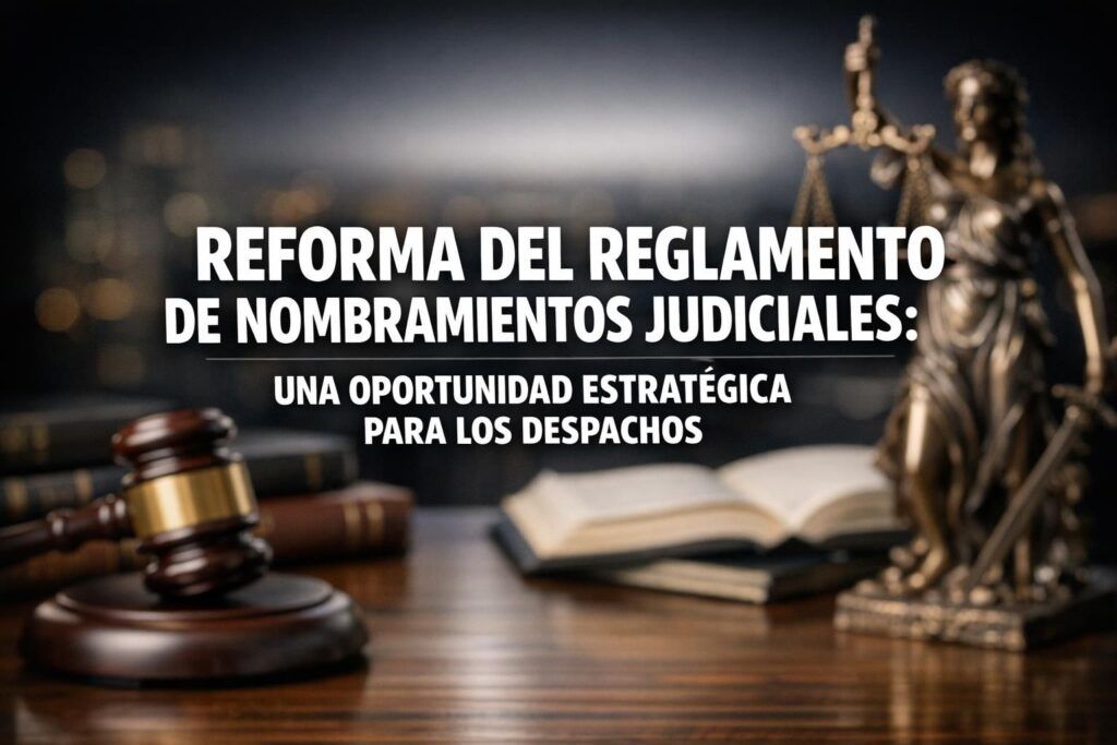 Reforma del Reglamento de nombramientos judiciales: una oportunidad estratégica para los despachos