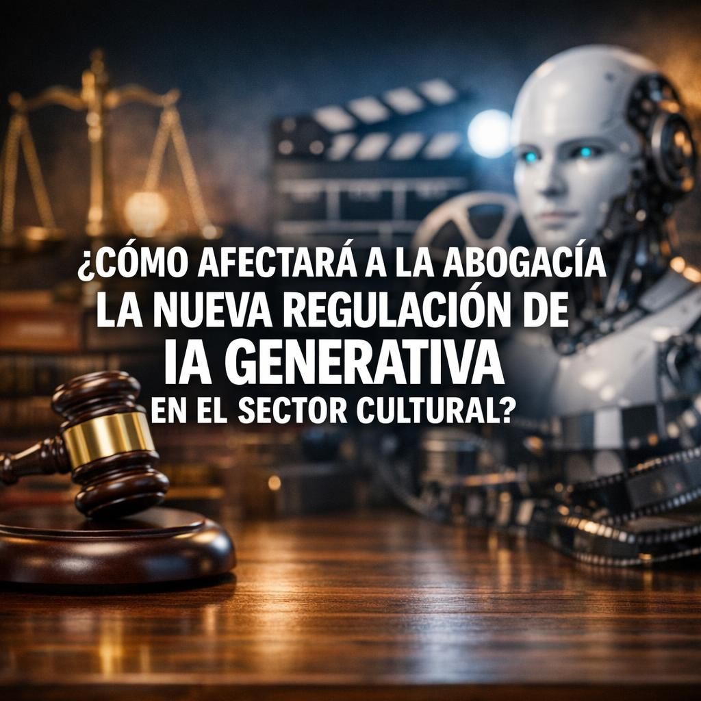 Cómo afectará a la abogacía la nueva regulación de IA generativa en el sector cultural