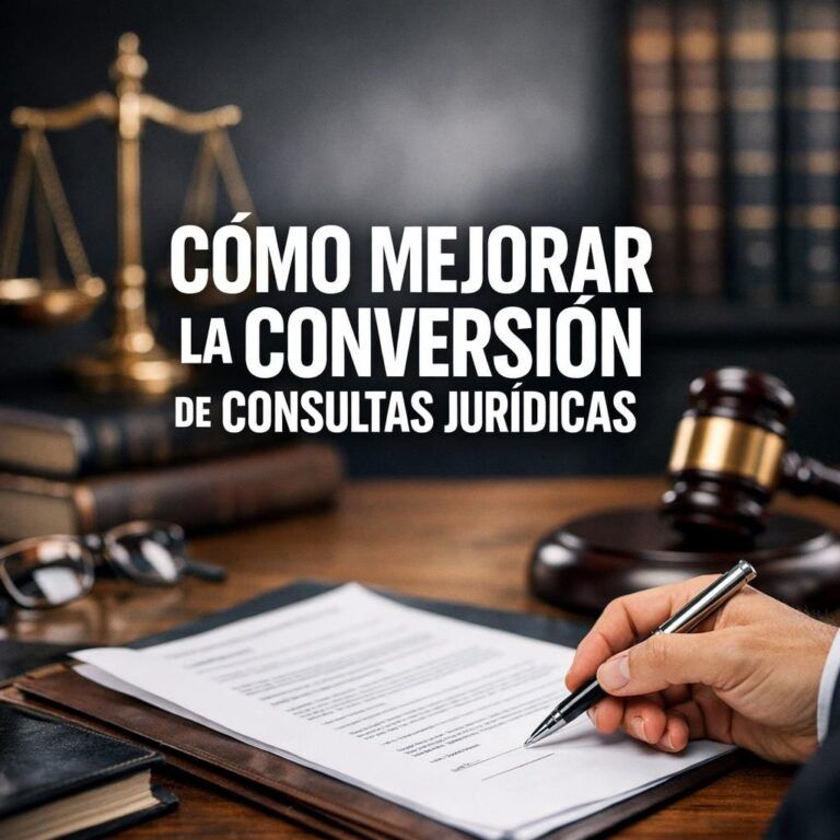 Cómo mejorar la conversión de consultas jurídicas