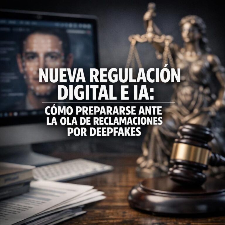 Nueva regulación digital e IA: cómo prepararse ante la ola de reclamaciones por deepfakes