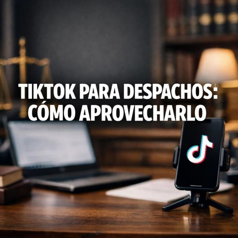 TikTok para despachos: cómo aprovecharlo
