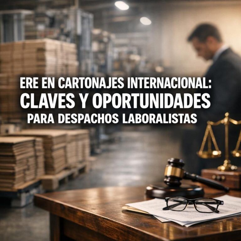 ERE en Cartonajes Internacional: claves y oportunidades para despachos laboralistas