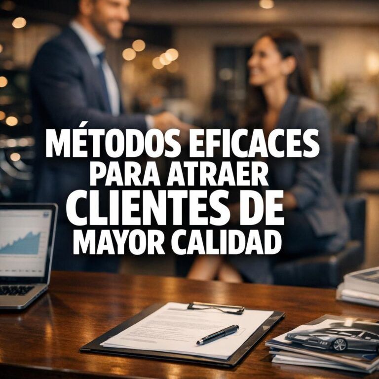 Métodos eficaces para atraer clientes de mayor calidad
