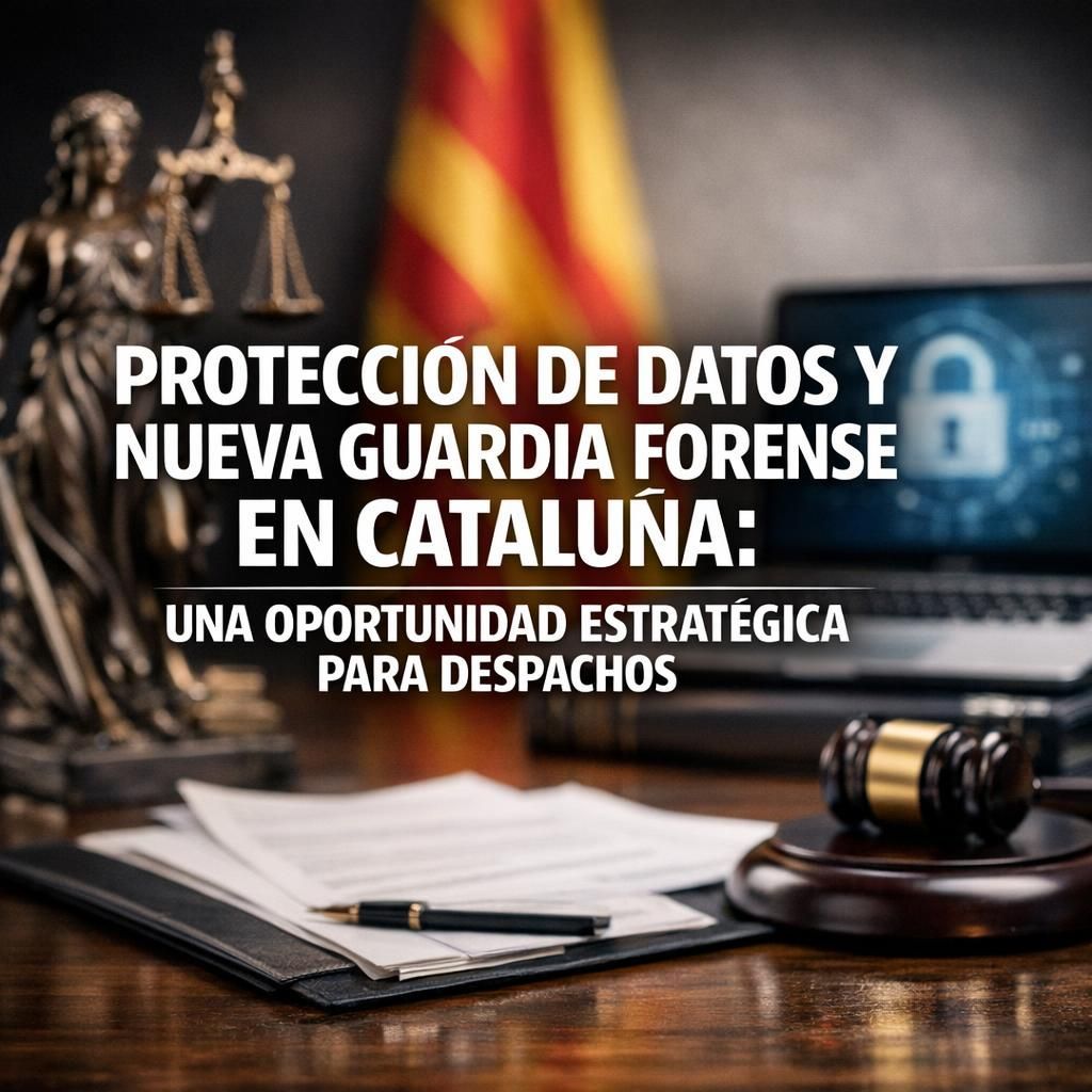 Protección de datos y nueva guardia forense en Cataluña: una oportunidad estratégica para despachos