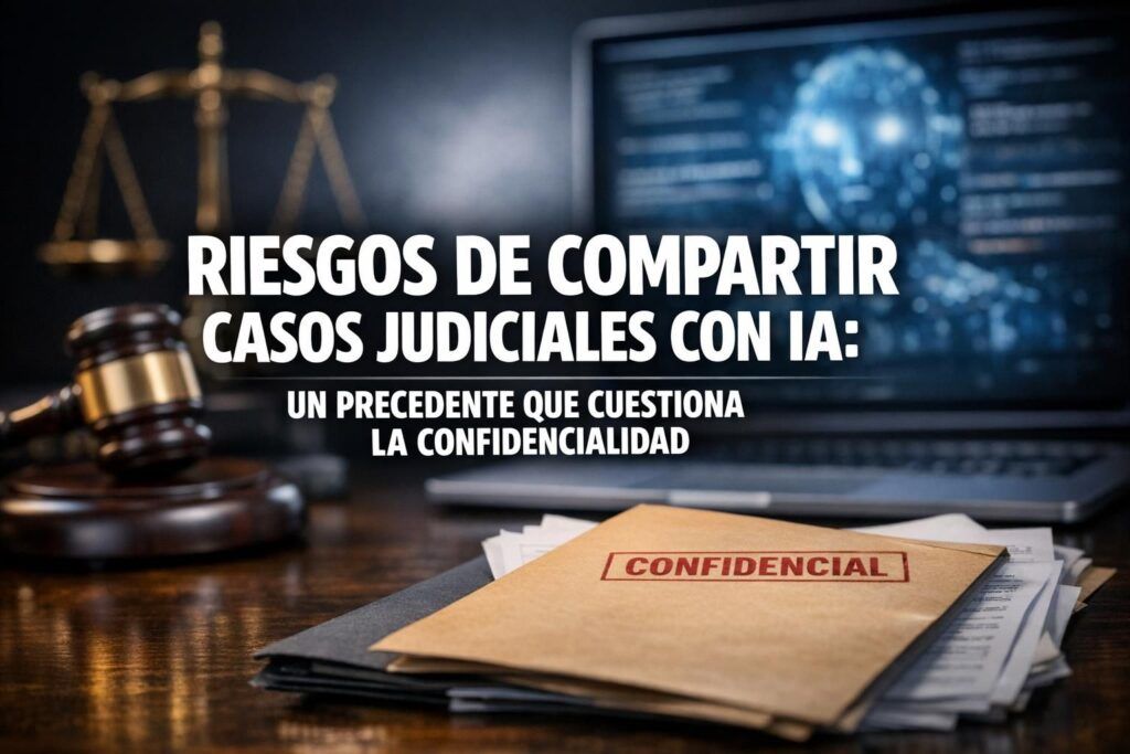 Riesgos de compartir casos judiciales con IA: un precedente que cuestiona la confidencialidad