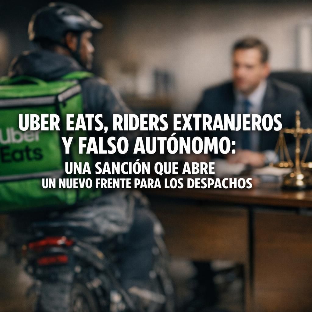Uber Eats, riders extranjeros y falso autónomo: una sanción que abre un nuevo frente para los despachos