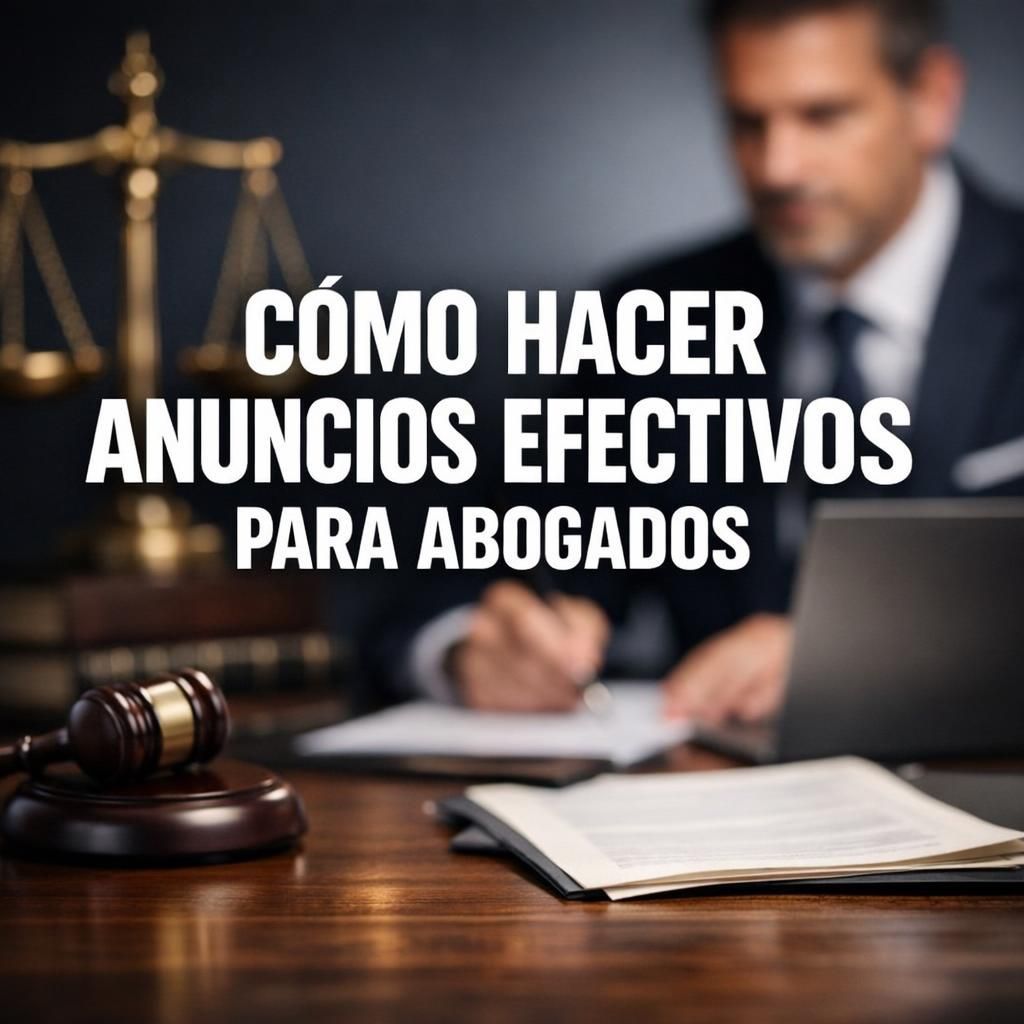 Cómo hacer anuncios efectivos para abogados