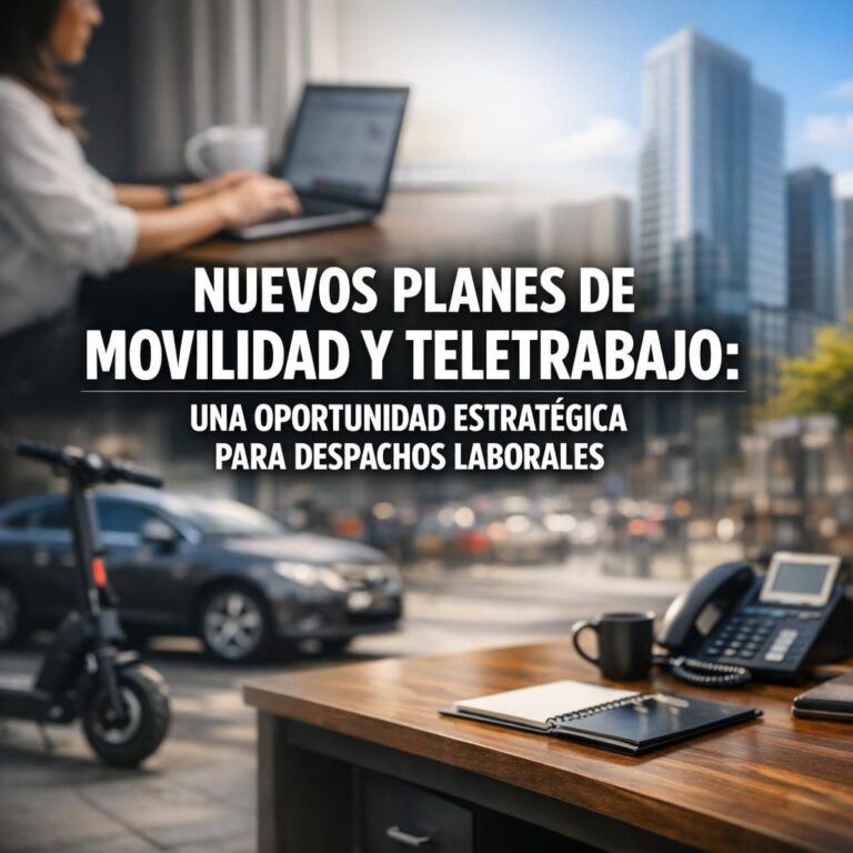 Nuevos planes de movilidad y teletrabajo: una oportunidad estratégica para despachos laborales