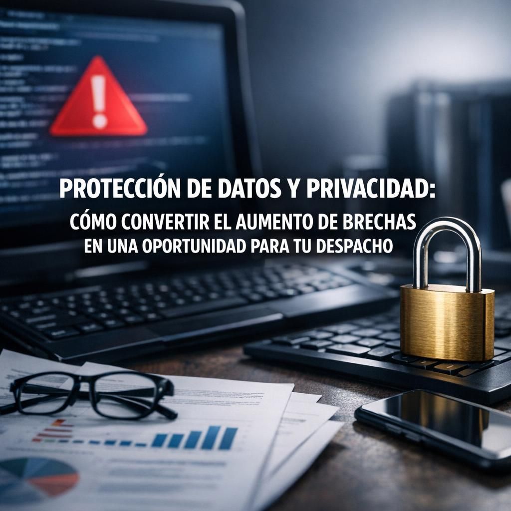 Protección de datos y privacidad: cómo convertir el aumento de brechas en una oportunidad para tu despacho