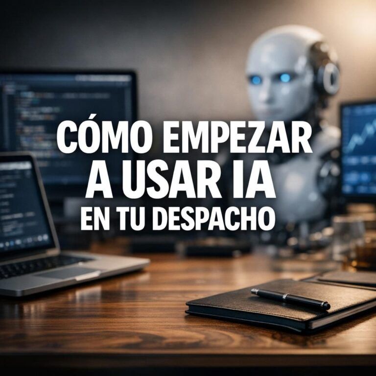 Cómo empezar a usar IA en tu despacho