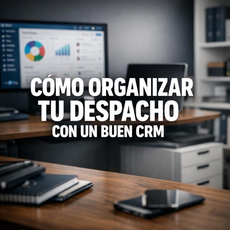 Cómo organizar tu despacho con un buen CRM
