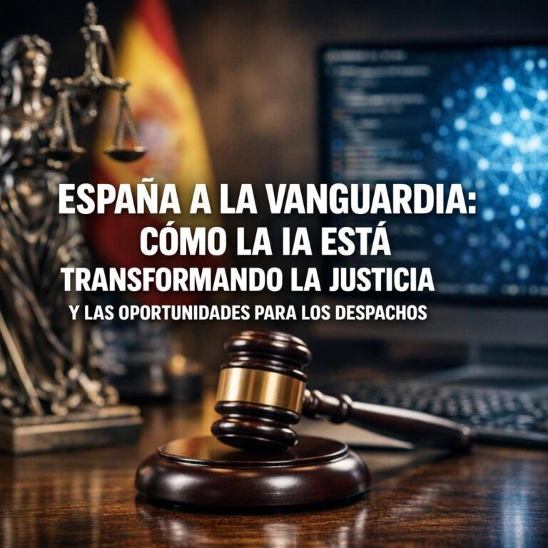 España a la vanguardia: cómo la IA está transformando la Justicia y las oportunidades para los despachos