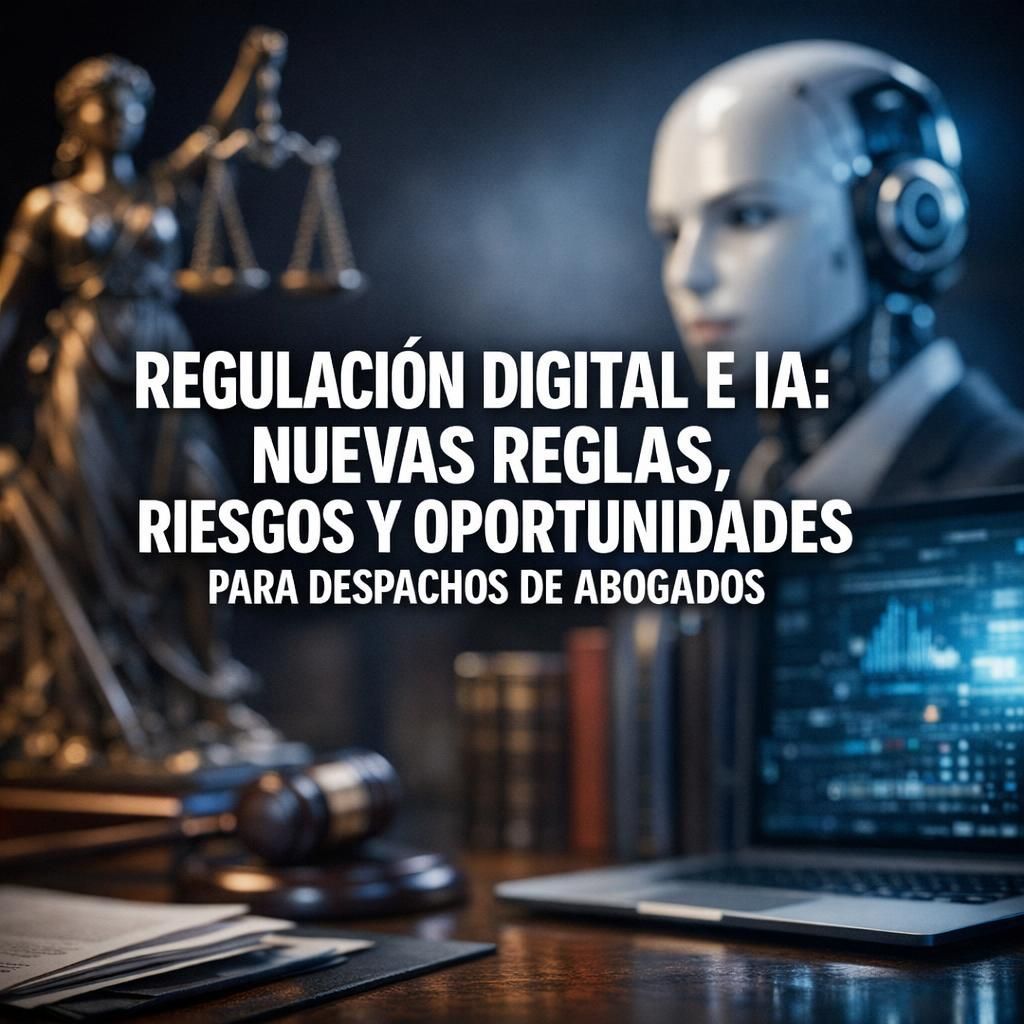 Regulación digital e IA: nuevas reglas, riesgos y oportunidades para despachos de abogados