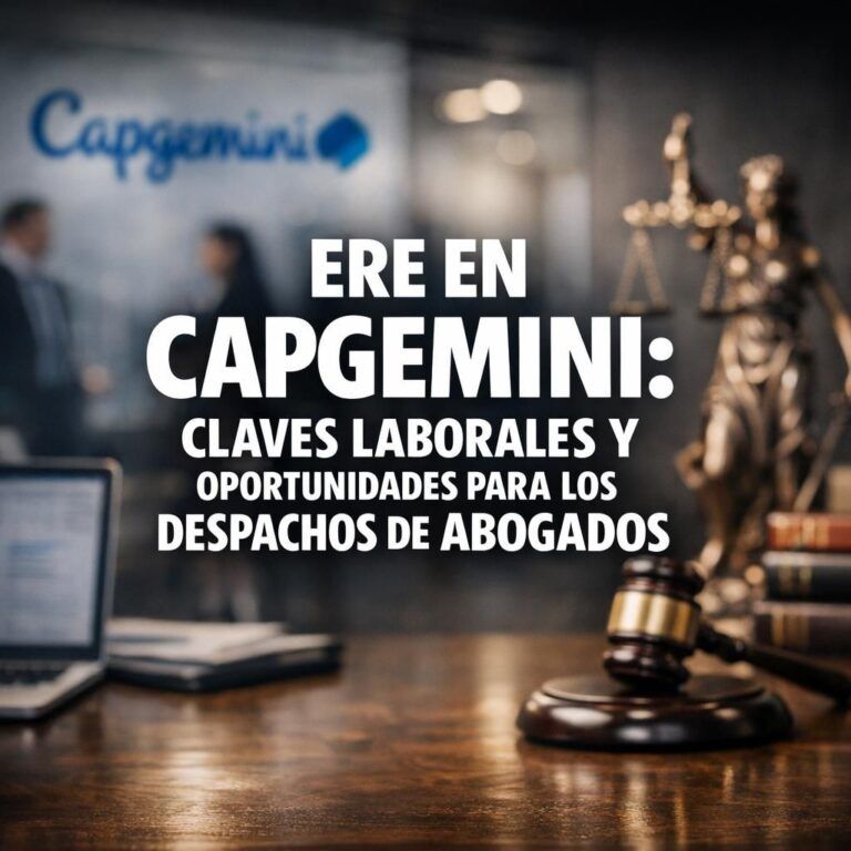 ERE en Capgemini: claves laborales y oportunidades para los despachos de abogados