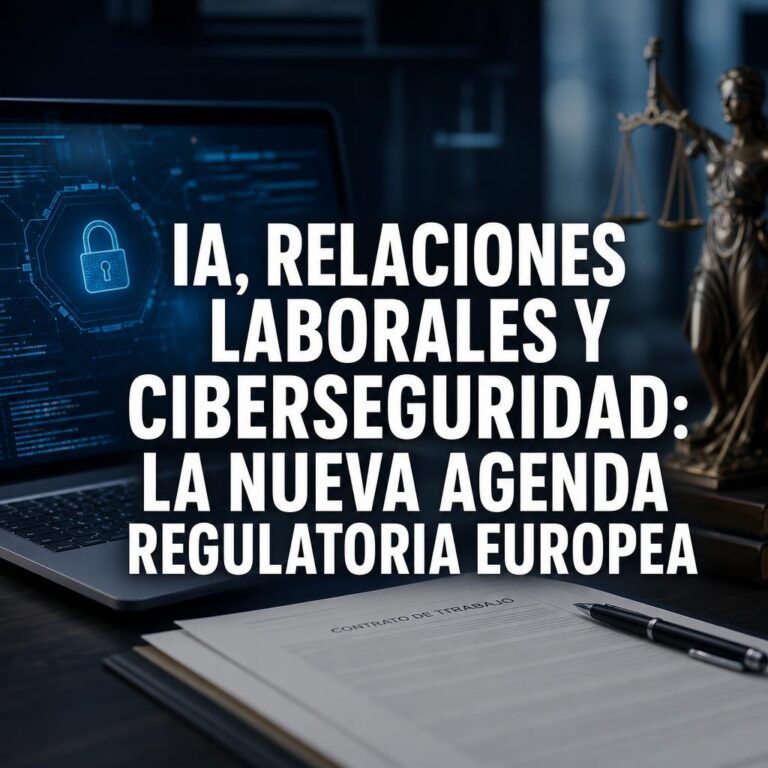 IA, relaciones laborales y ciberseguridad: la nueva agenda regulatoria europea