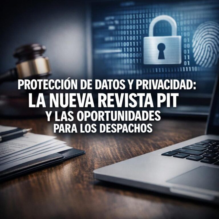 Protección de datos y privacidad: la nueva revista PIT y las oportunidades para los despachos