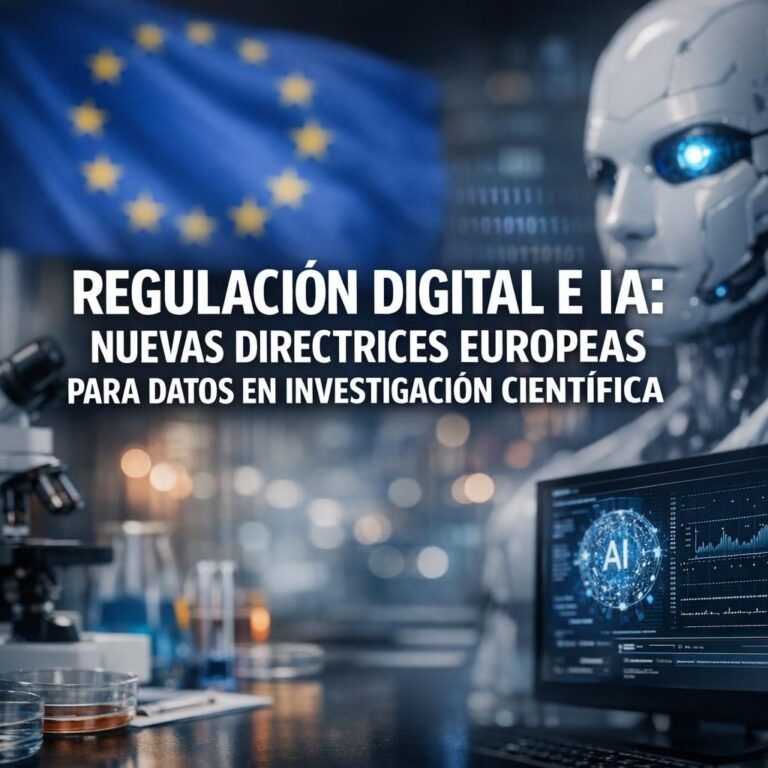 Regulación digital e IA: nuevas directrices europeas para datos en investigación científica