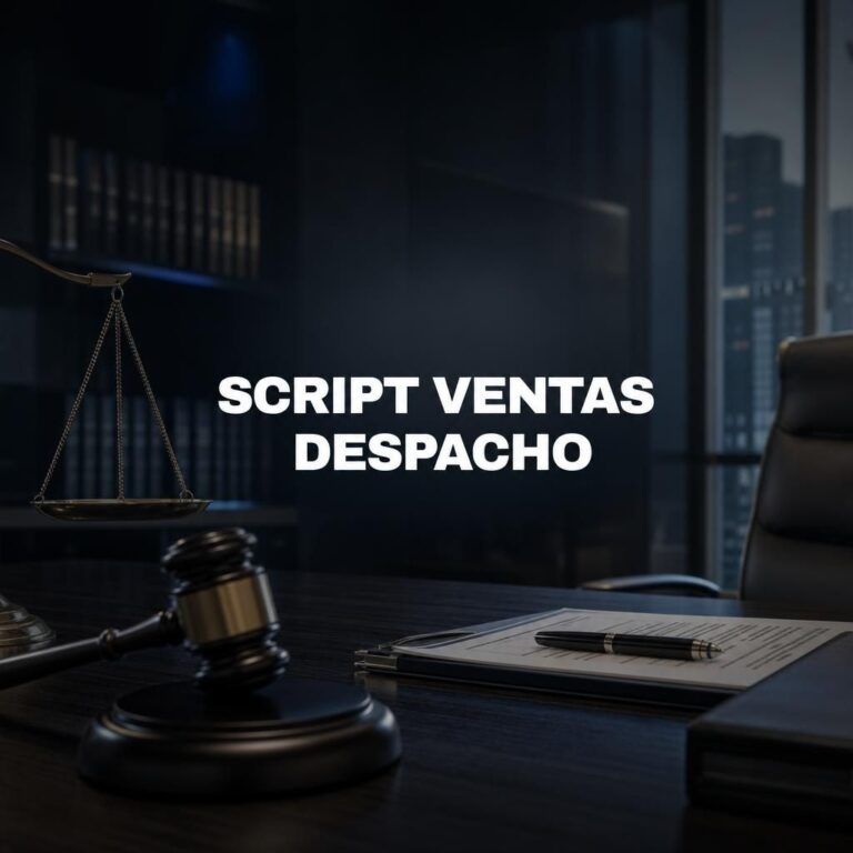 script venta abogados