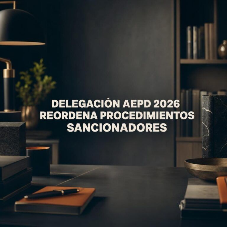 Protección de datos: delegación AEPD 2026 y oportunidades para despachos