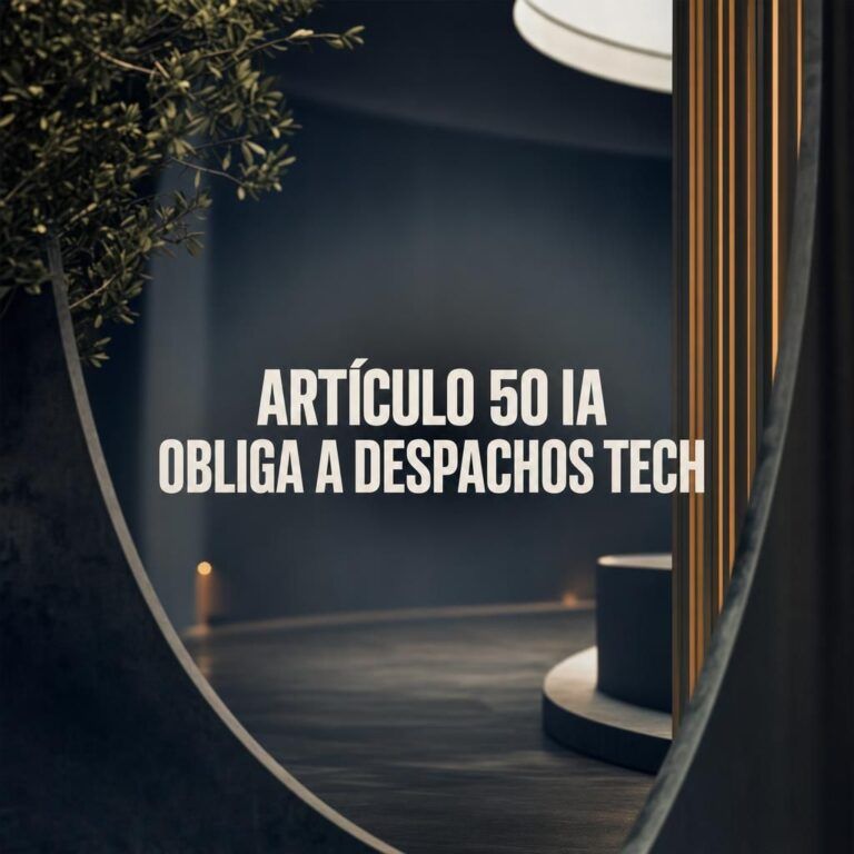 Regulación digital e IA: oportunidades para despachos tech
