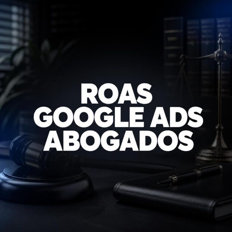 google ads abogados roas