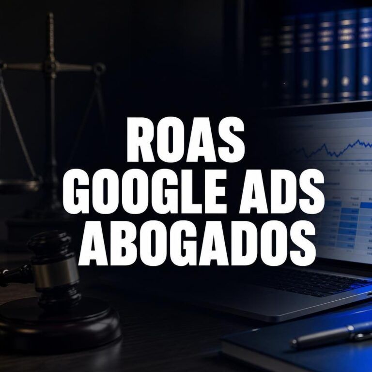 google ads abogados roas