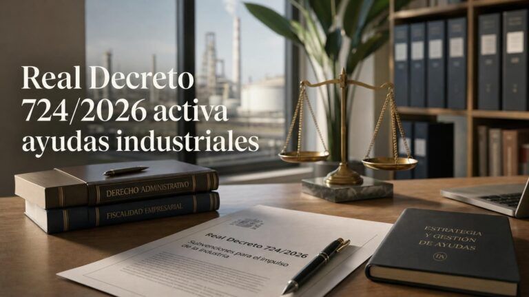 Subvenciones industria 2026: oportunidades para despachos administrativos y fiscales